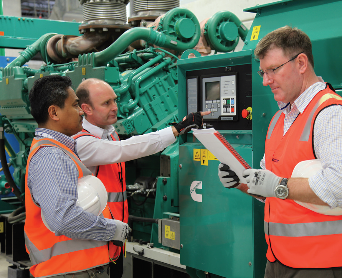 Gold Coast University Generator installation