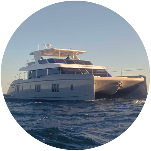 sunreef 60 explores open water with onan marine genset