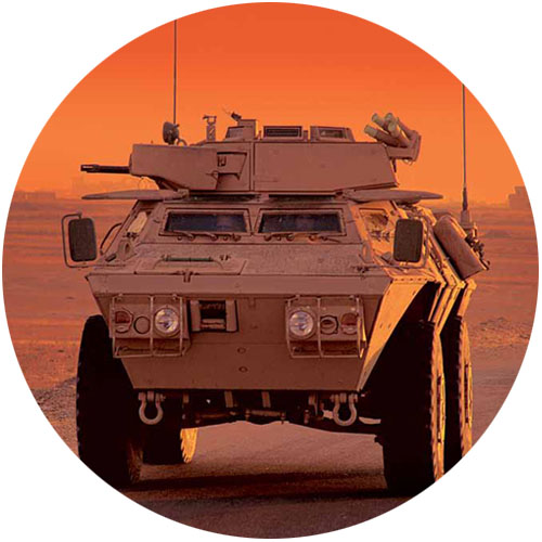 military defense vehicle
