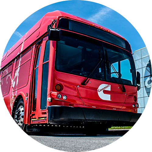Cummins powered electric bus