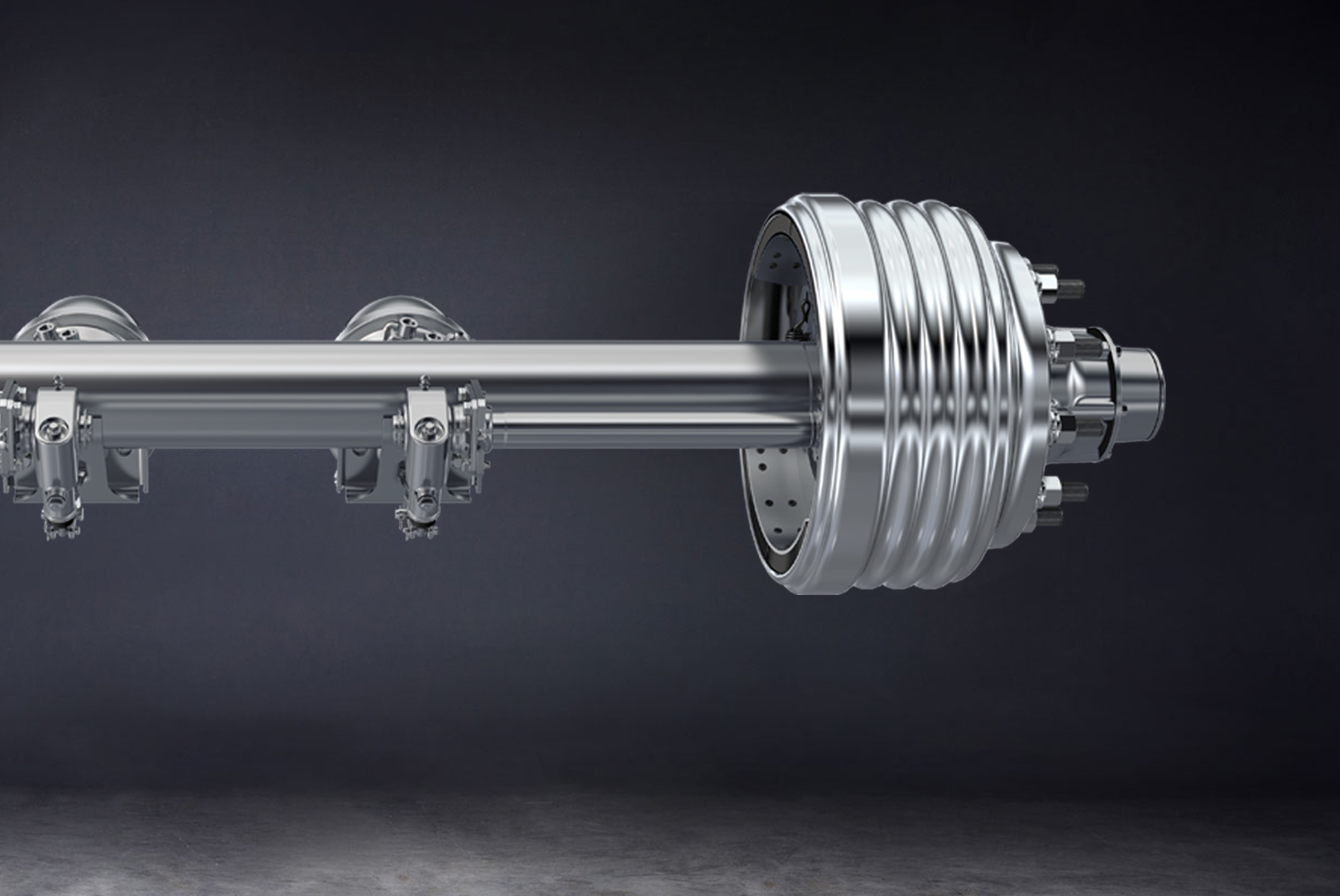 Standard 5" Trailer Axle wheel-end and brake options