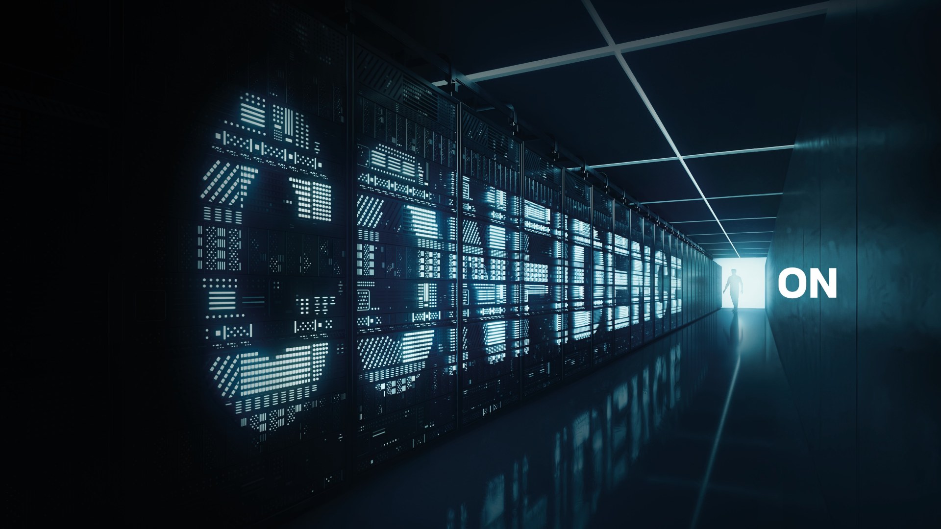 confidence on lit up sign