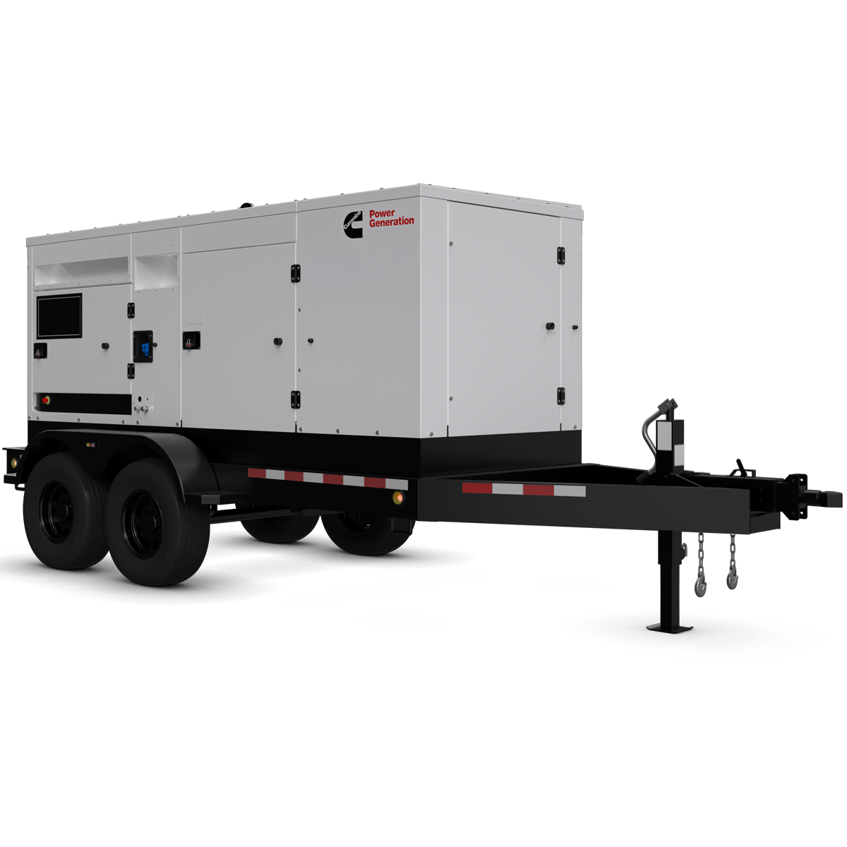 rental generator on trailer