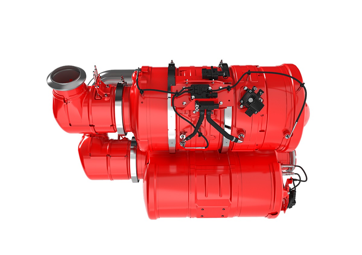 X10 TM13 engine showing intake piping and mounted control hardware