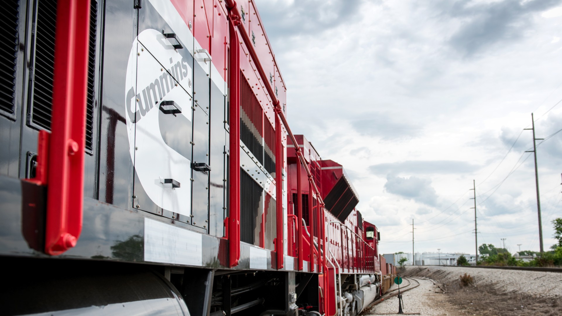Cummins branded locomotive