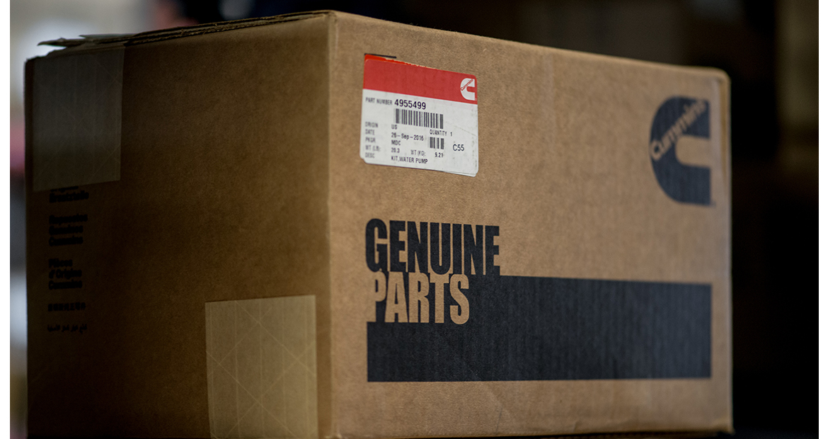 Cummins genuine parts box