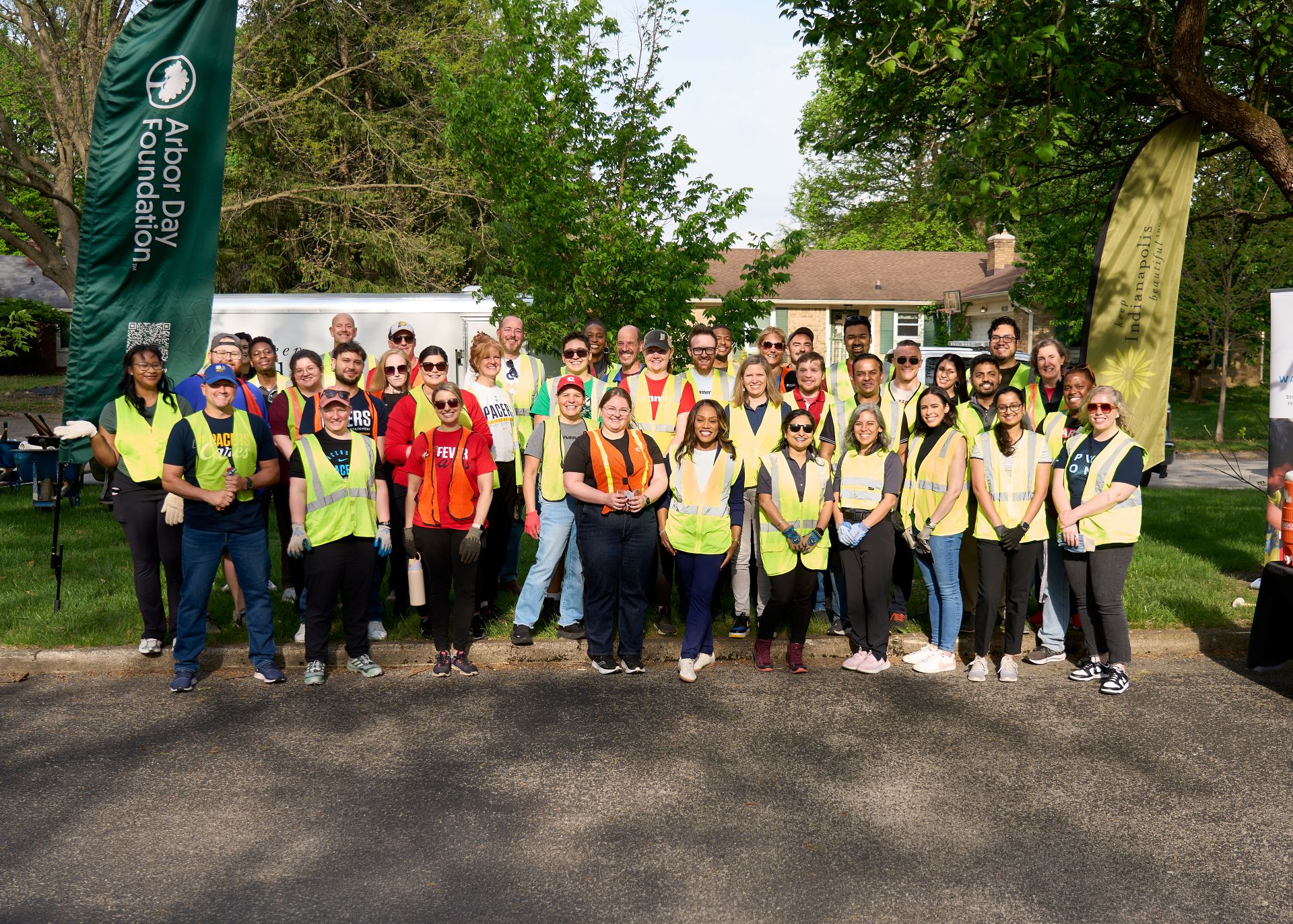 arbor day group photo
