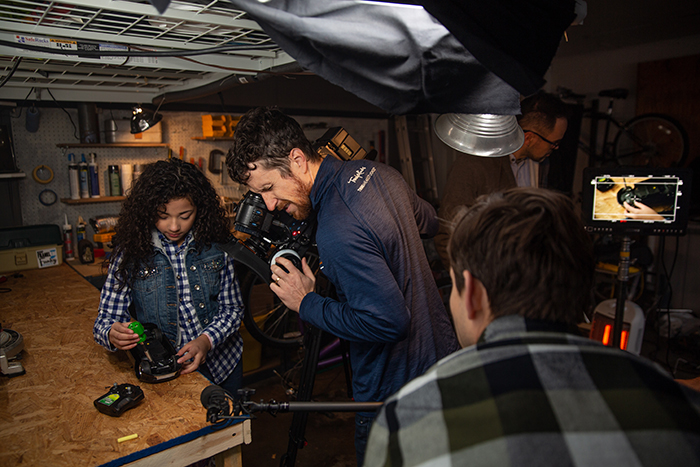Cummins "Wild Ideas" video shoot - Behind the scenes