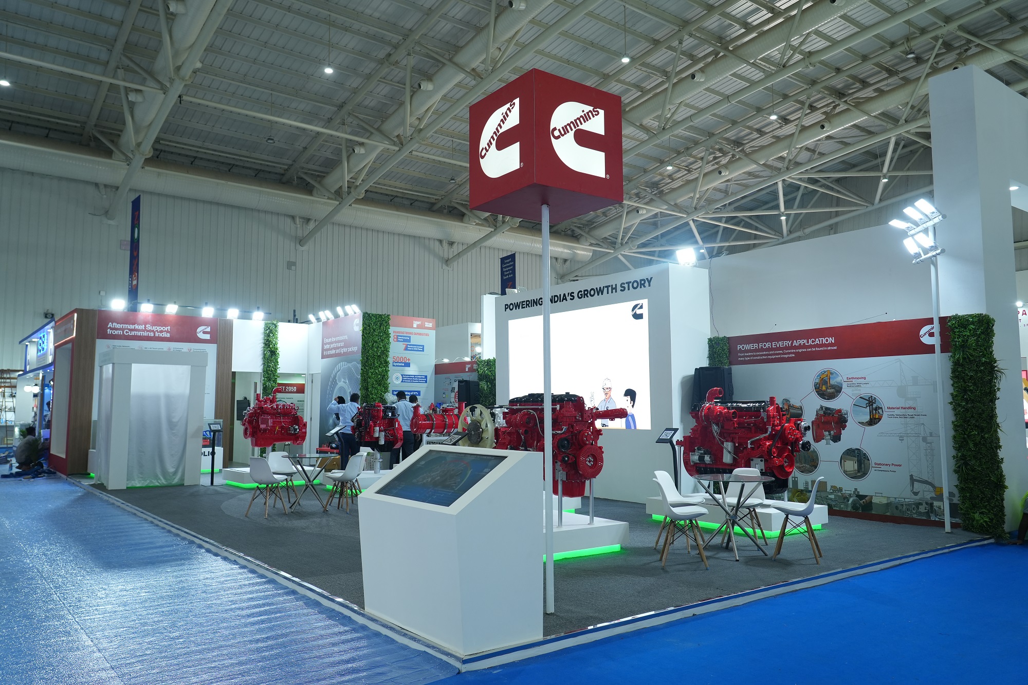 Cummins Stall at CII EXCON 2023