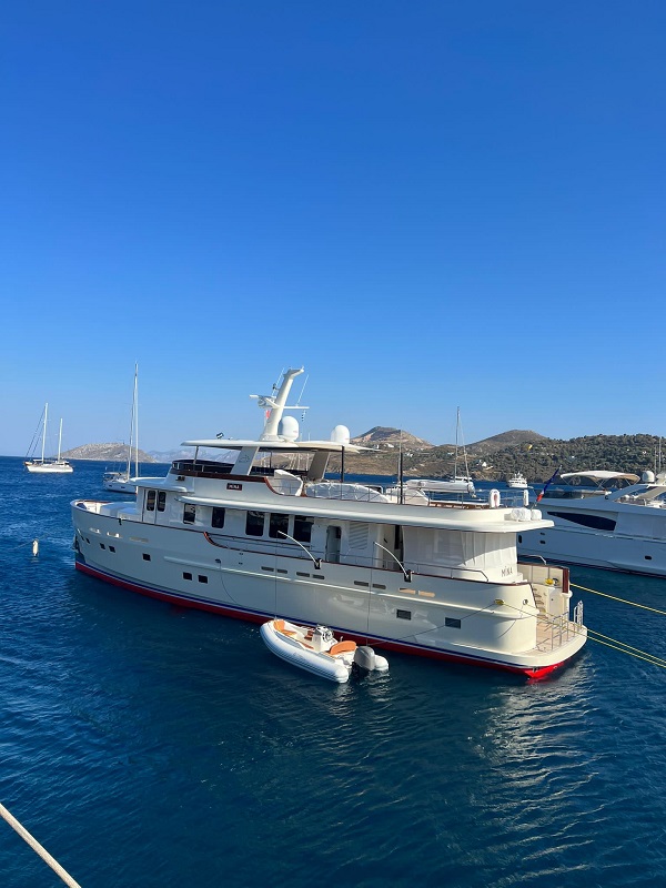 Mina docked