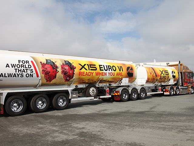 X15 Eurio VI truck parked