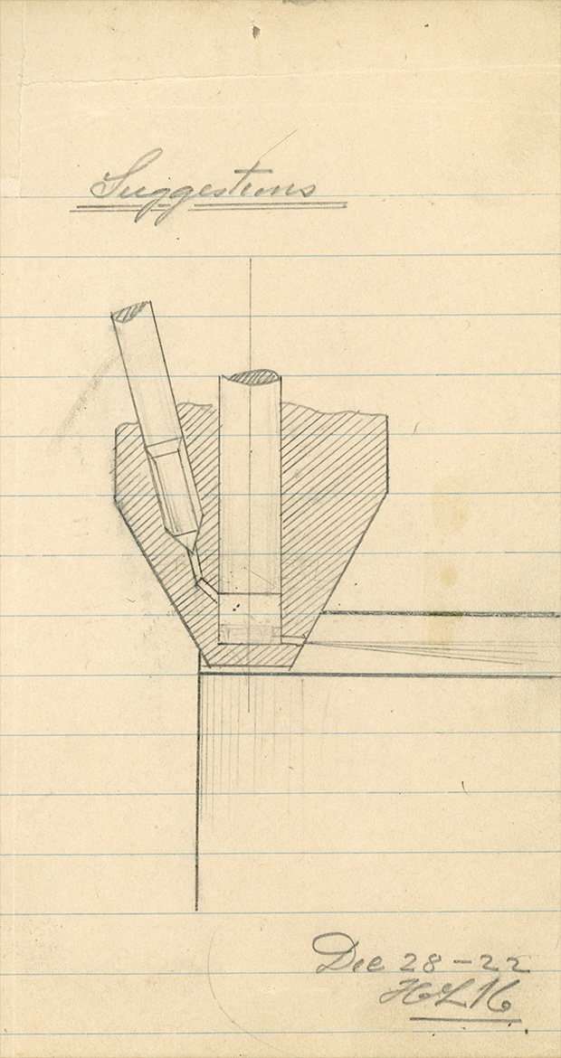 Early Fuel System Drawing