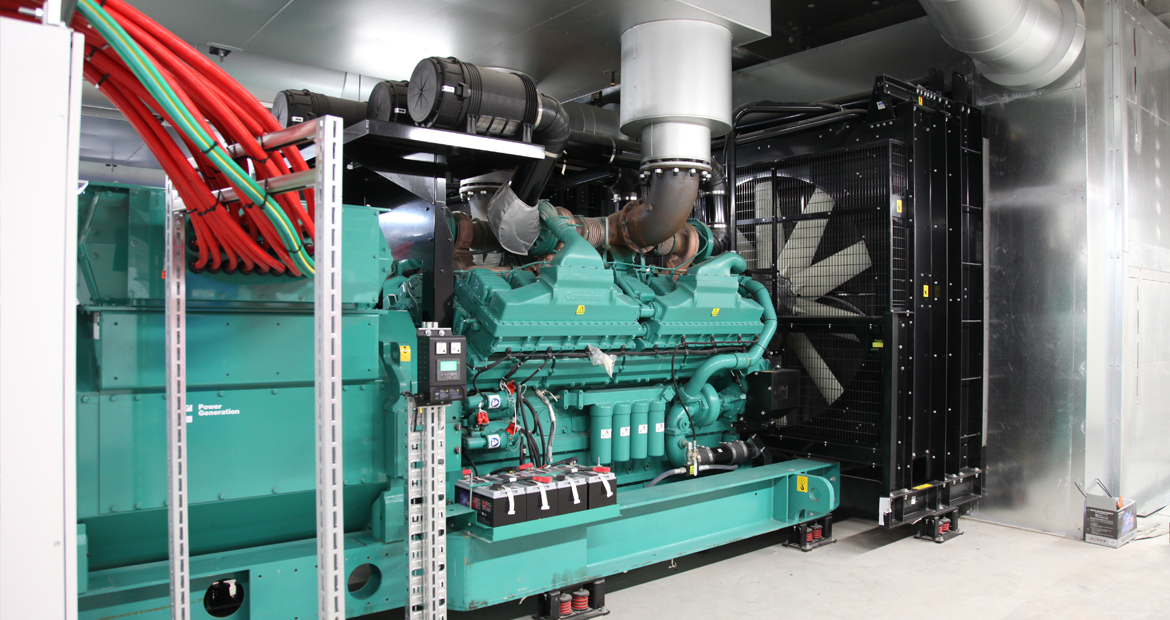 2250 kVA generator sets designed around Cummins' 60-litre QSK60 diesel engine