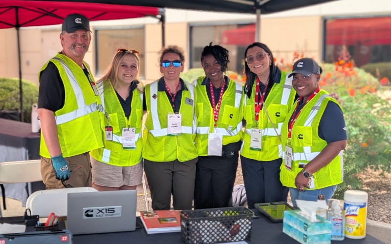 Volunteers helping at the Forever Rising Tour in Phoenix