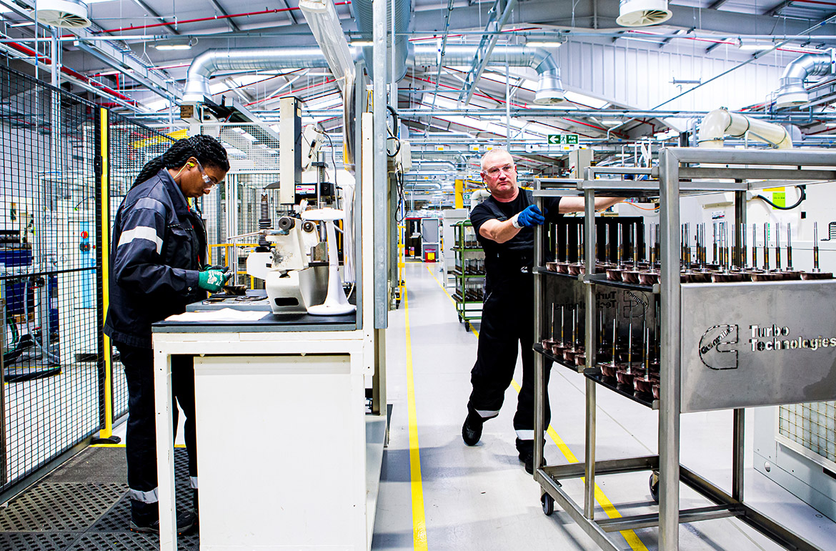 Cummins Huddersfield Shop Floor