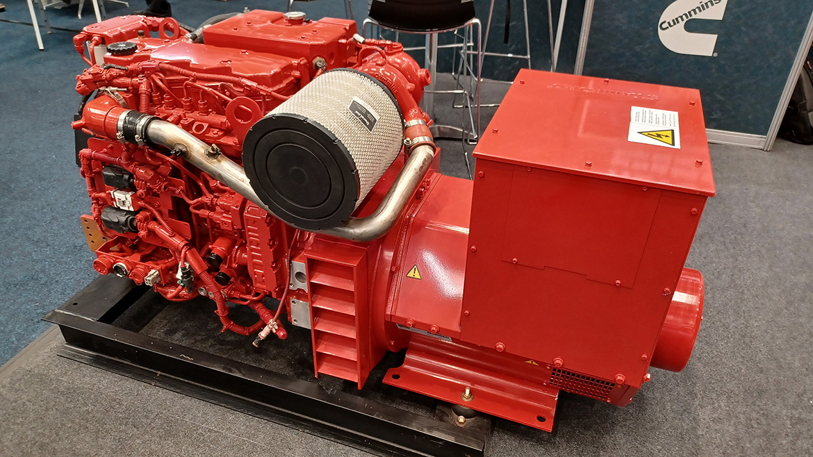 B4.5 marine generator set at Skipper Expo in Ireland