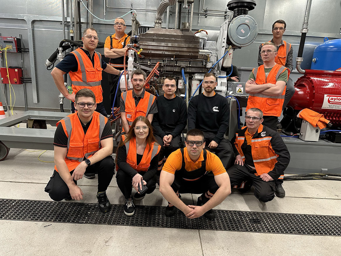 The KTA19 engine at Cummins European Master Rebuild Centre