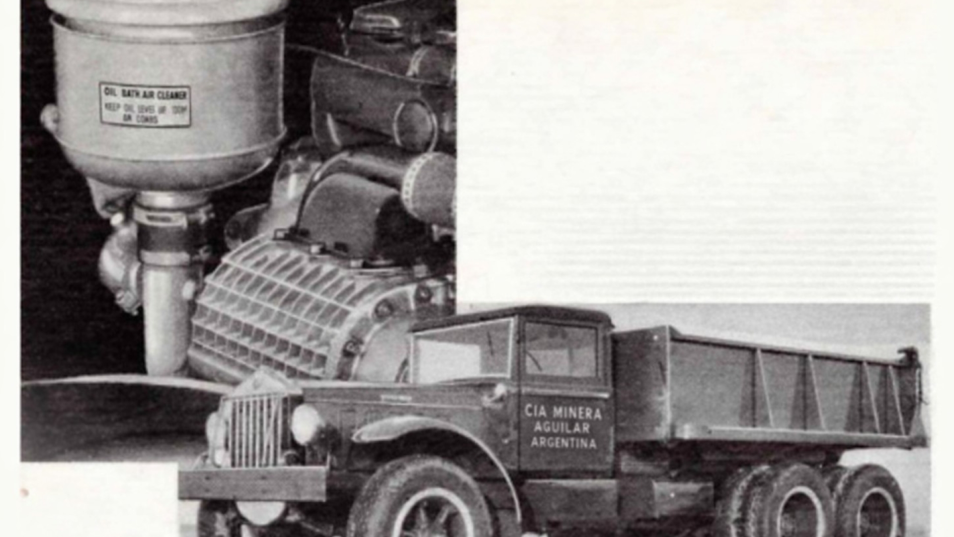 Old military vehicle with air filter