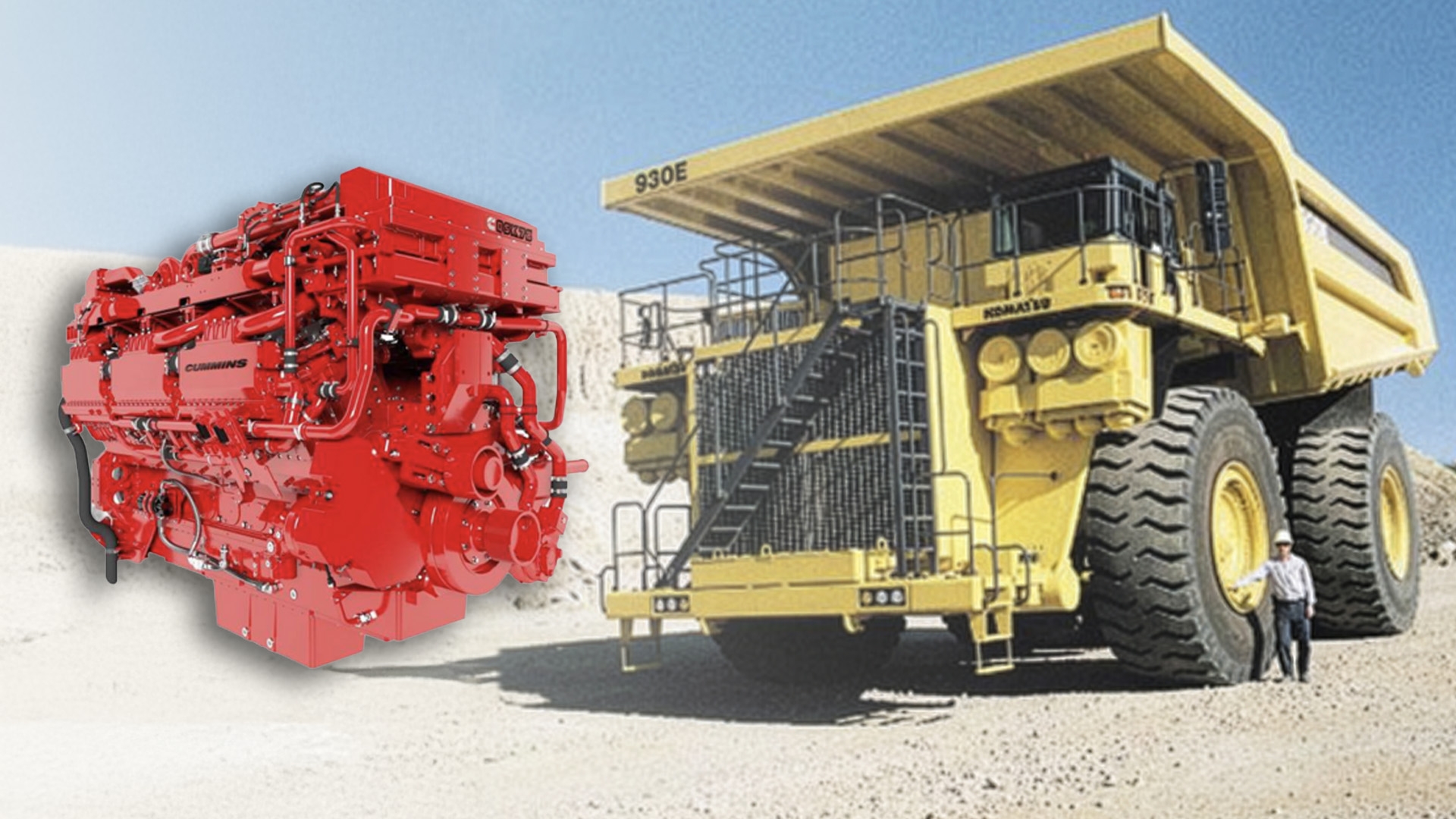 Komatsu 930E-2SE using Cummins QSK78 engine