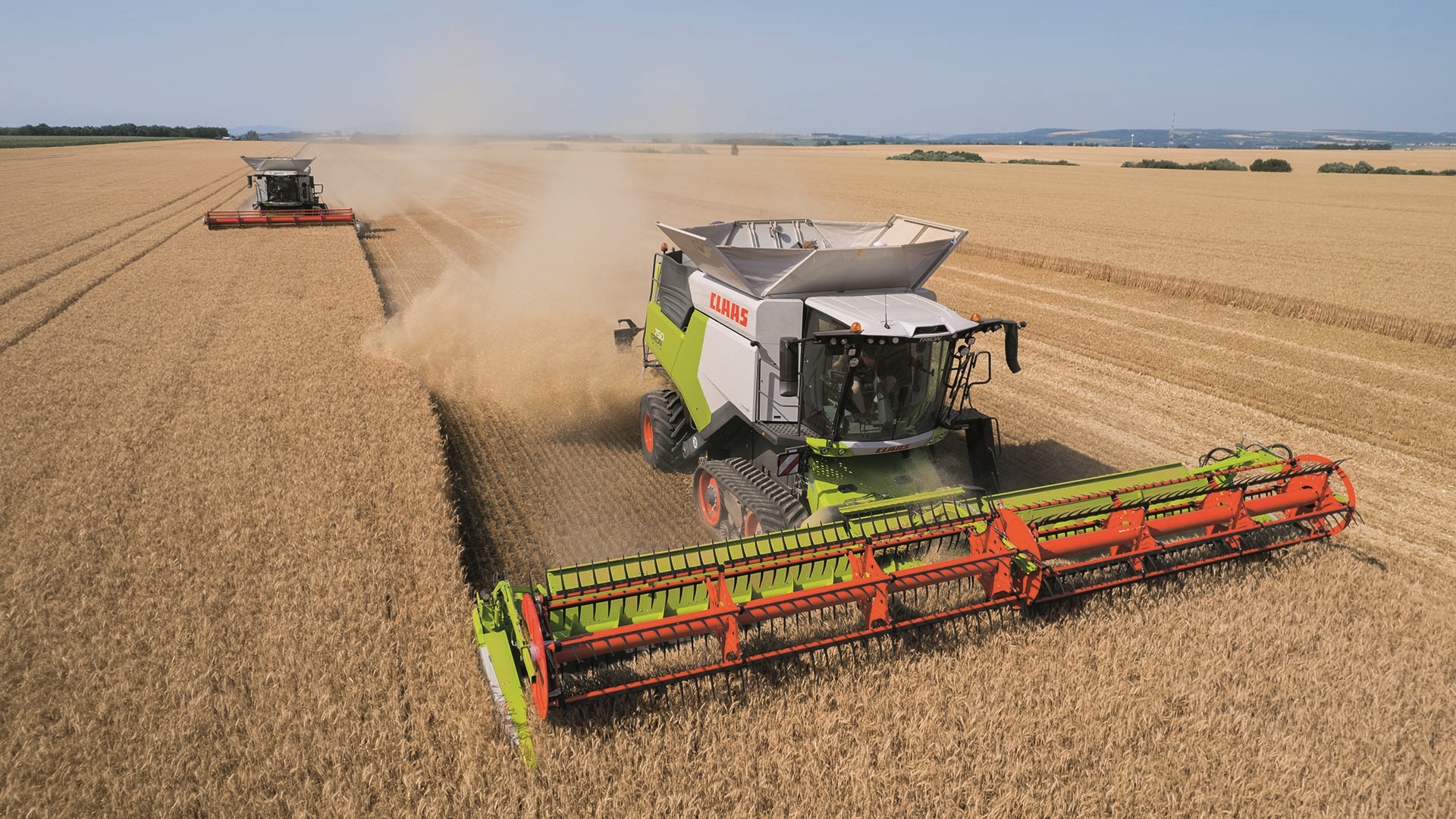 Wheat harvester