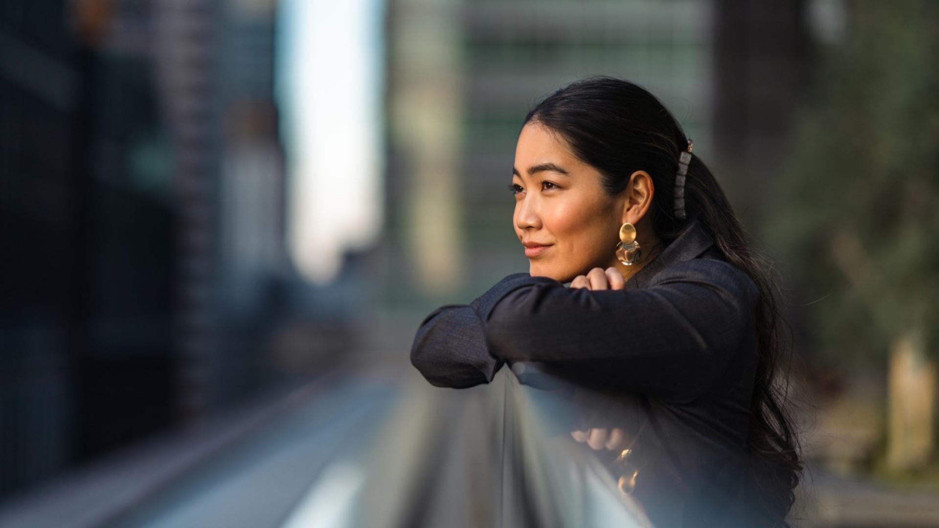 Woman in the city