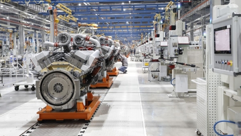 engine manufacturing plant