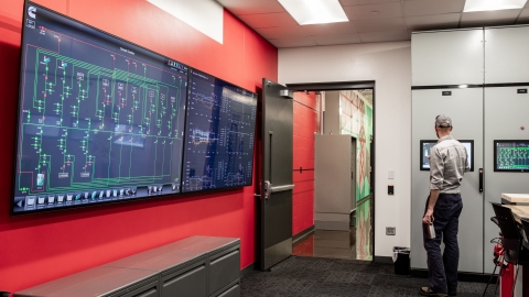 Room inside of the Power Integration Center (PIC)