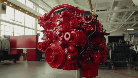 2027 X15 Engine in middle of a room