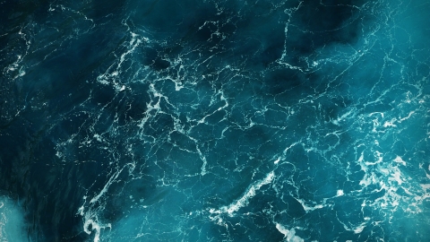 Birds eye view of water