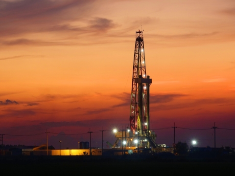 oil drilling station