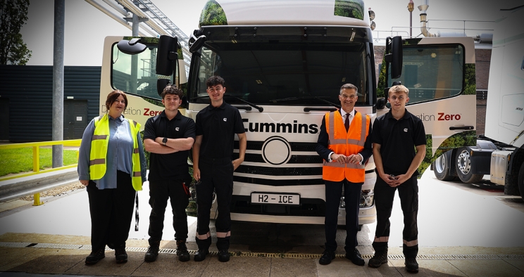Secretary of State for Transport Visits Cummins Darlington