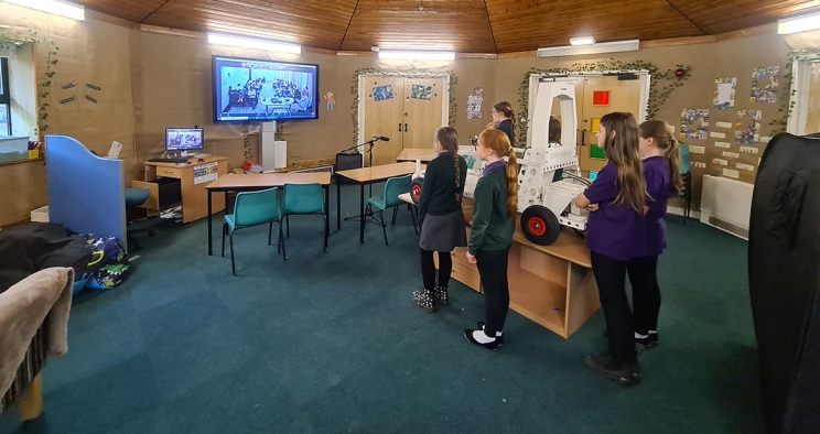 Zoom call with West Park School and the Children's Home