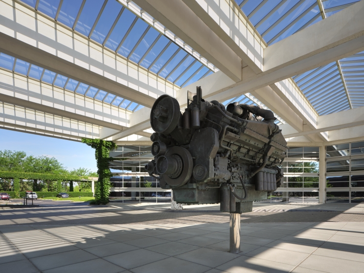 Cummins Corporate Office Building in Columbus, Indiana (U.S.).