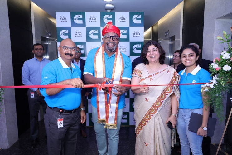L to R_Charudatta Pawar, IT GCC Leader, Cummins India_Earl Newsome, VP and CIO, Cummins Inc._Anjali Pandey, COO, Cummins India_Annapurna Vishwanathan, CIO