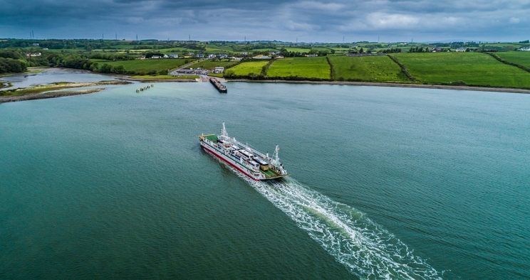 Cummins Powered Shannon Ferry in Operation