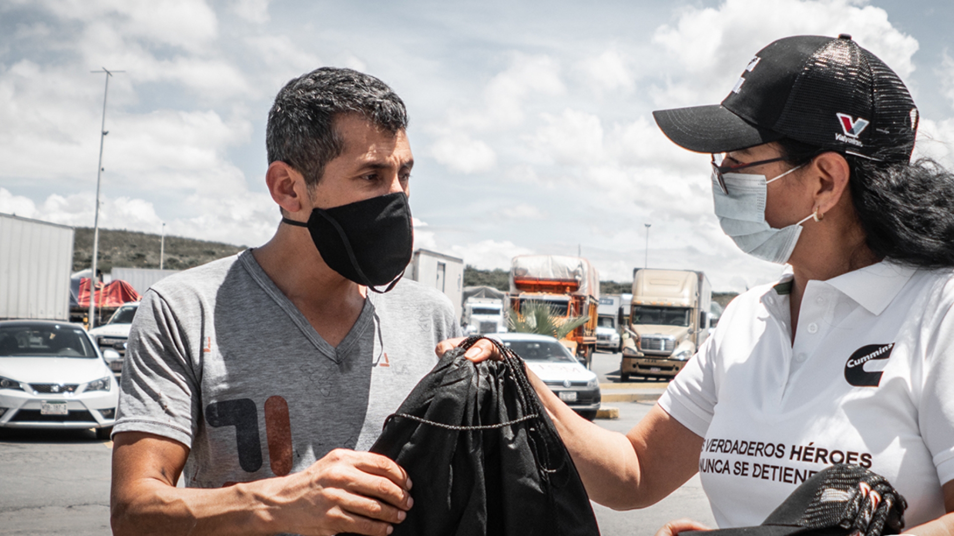 Cummins Mexico COVID kits for truck drivers