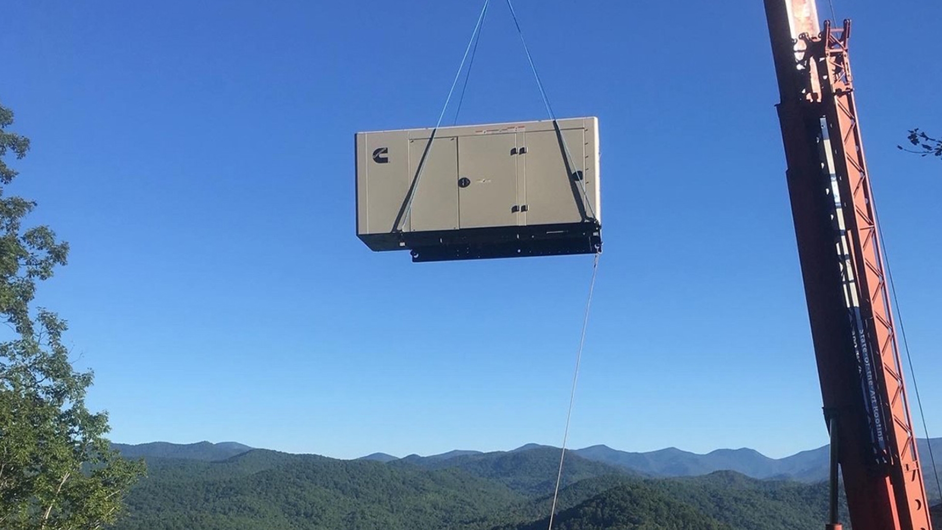 Cummins home generator install - North Carolina