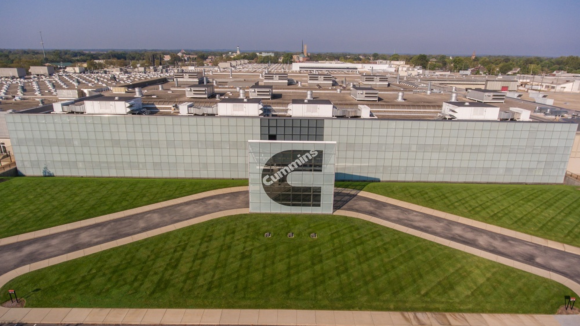 Cummins' Columbus Engine Plant in Columbus, Indiana (U.S.A.).