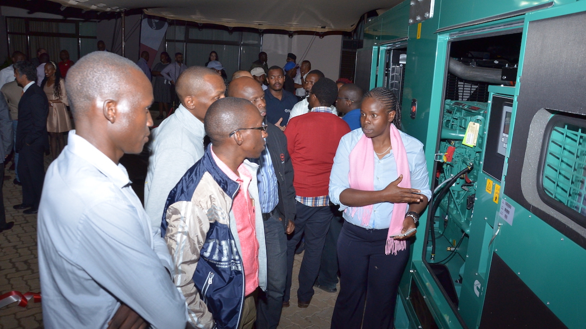 Cummins demonstrated its 500 kVA generator sets to delegates from across the sector