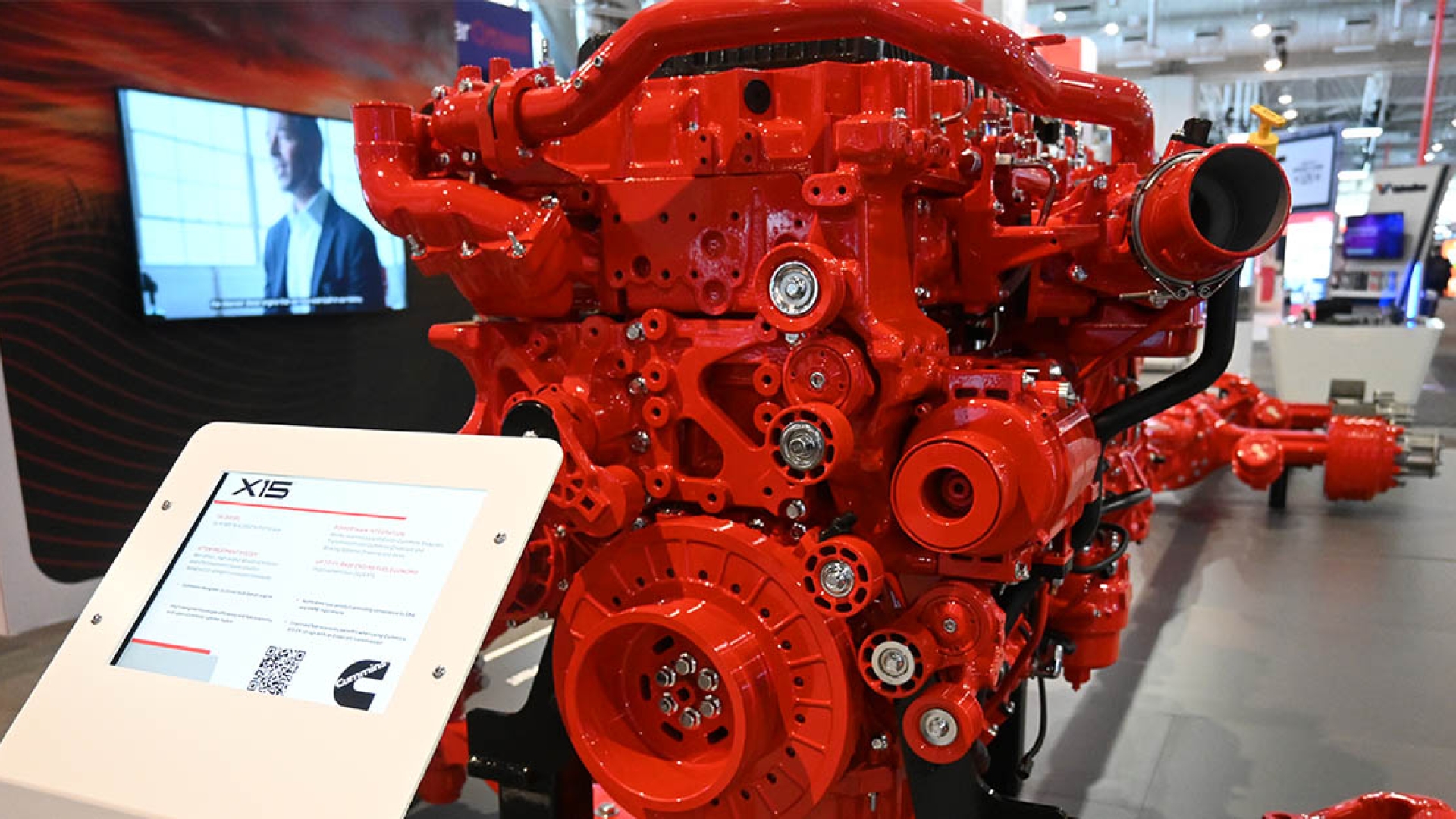 X15 on display at trade show
