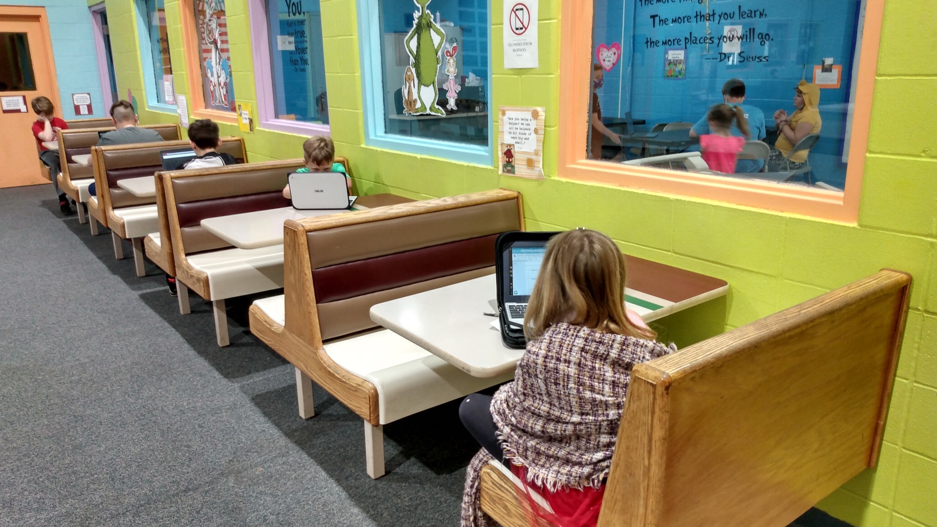 The Boys and Girls Club of Seymour partnered with schools to help children with distance learning. .