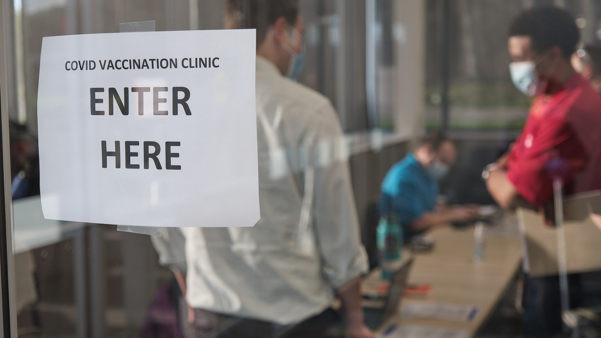 Mobile Vaccination Clinic Entrance