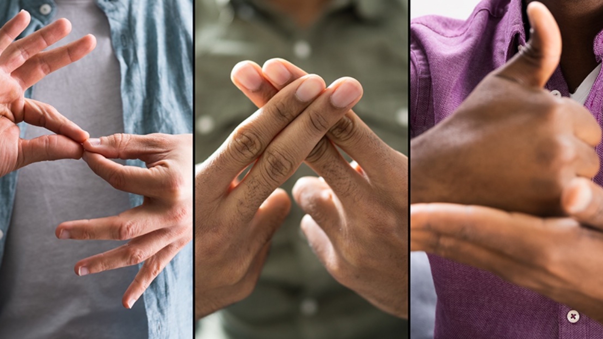 employees showing sign language