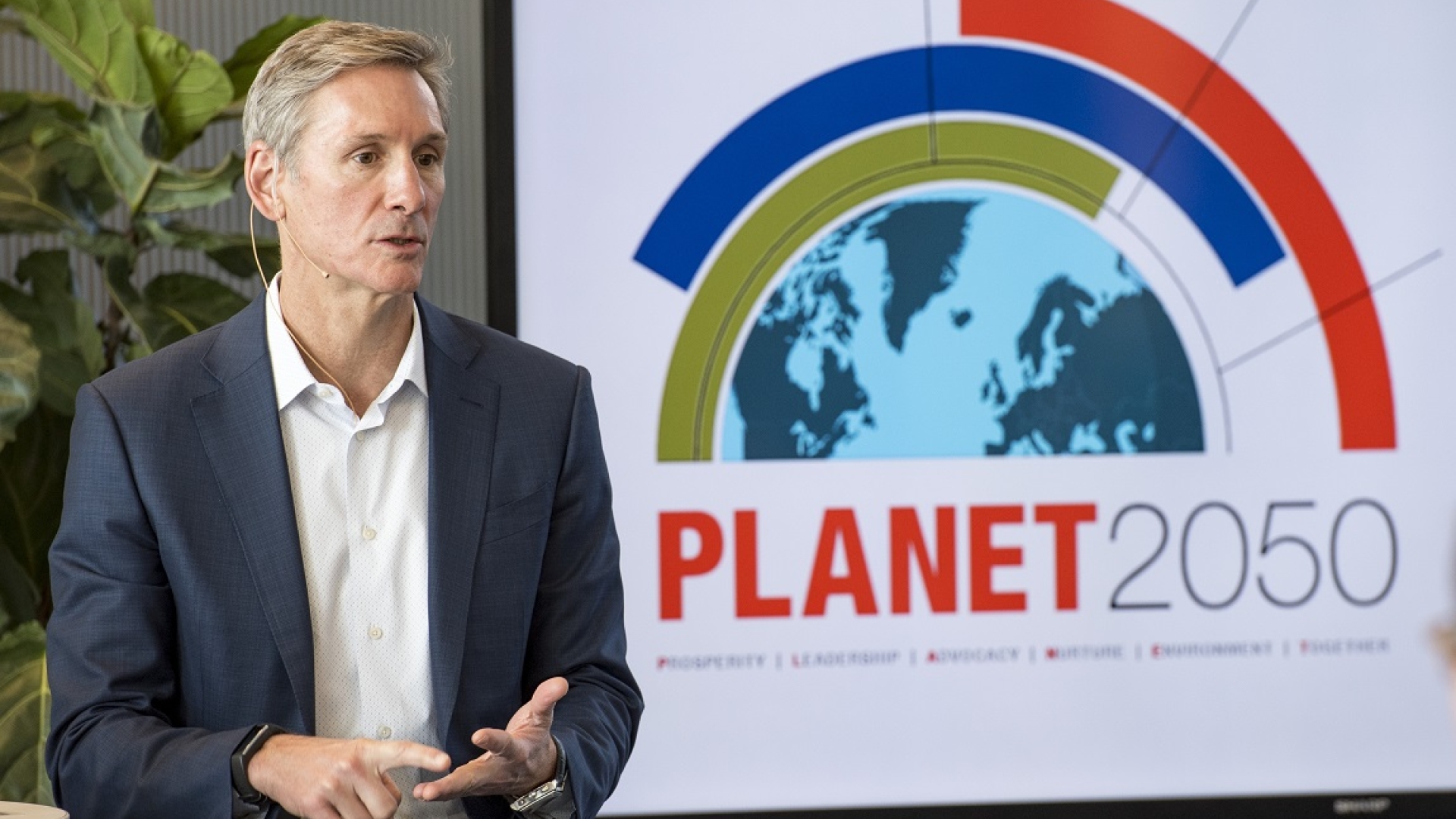 Cummins Chairman and CEO Tom Linebarger unveils the company's environmental strategy in 2019.