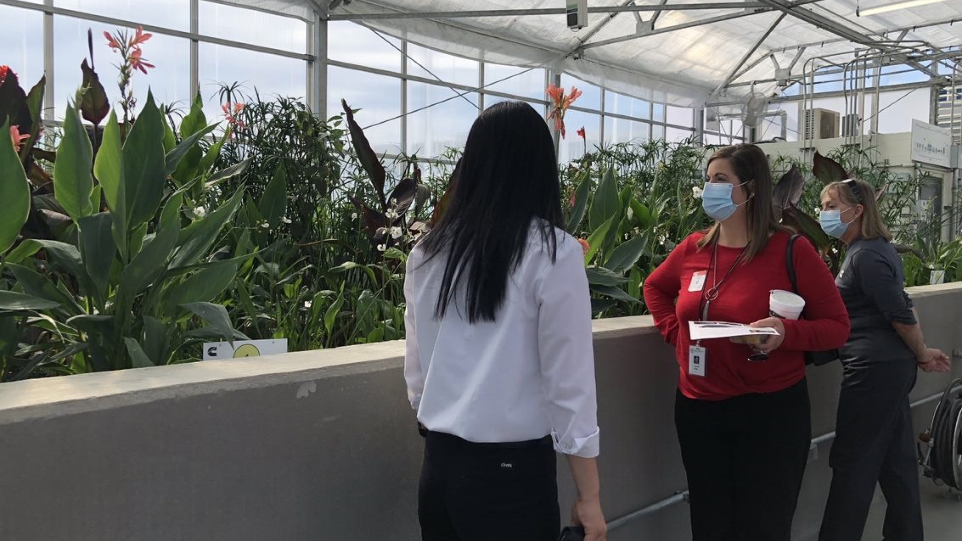 Employees at the Rocky Mount Engine Plant in North Carolina (U.S.) officially launch the plant's Water Hub in 2020. It uses a number of technologies including hydroponics to return millions of gallons of water to the plant for non-potable use.