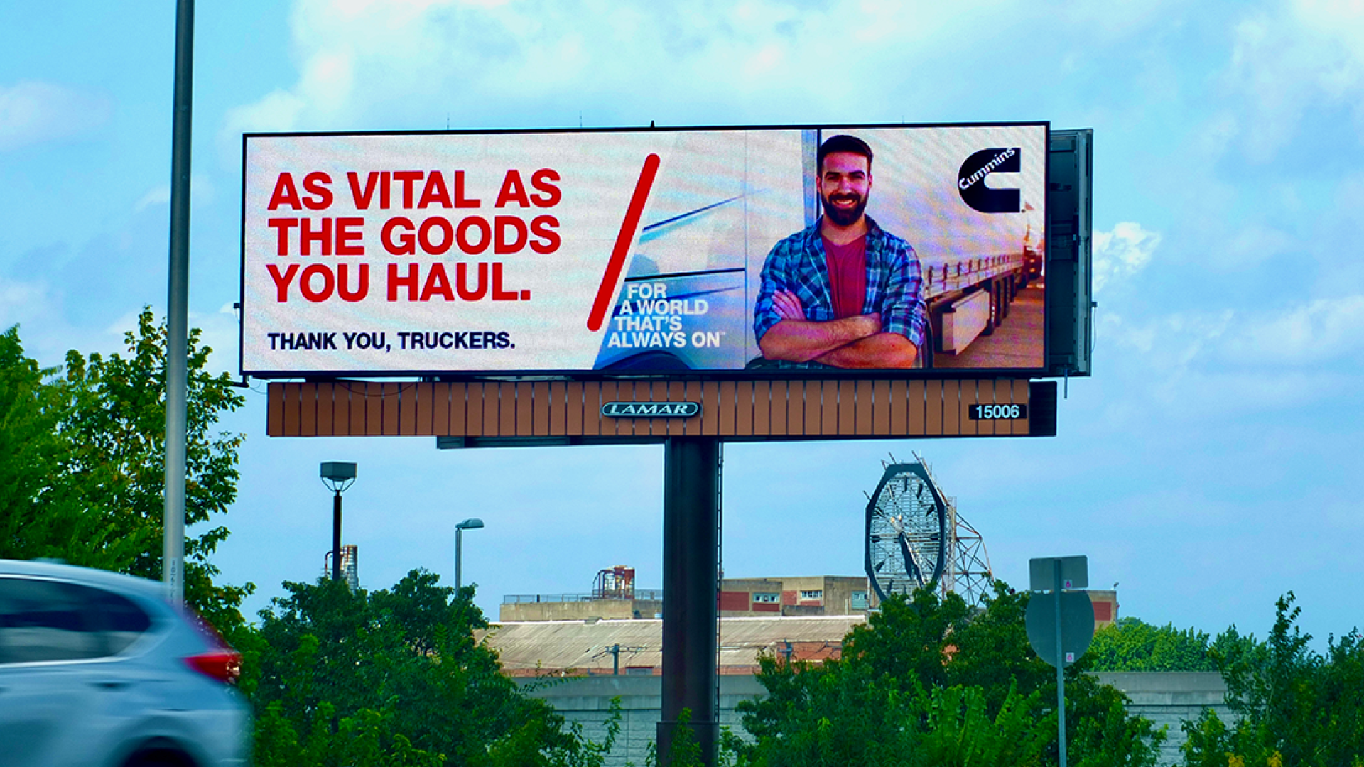 Thank A trucker billboard