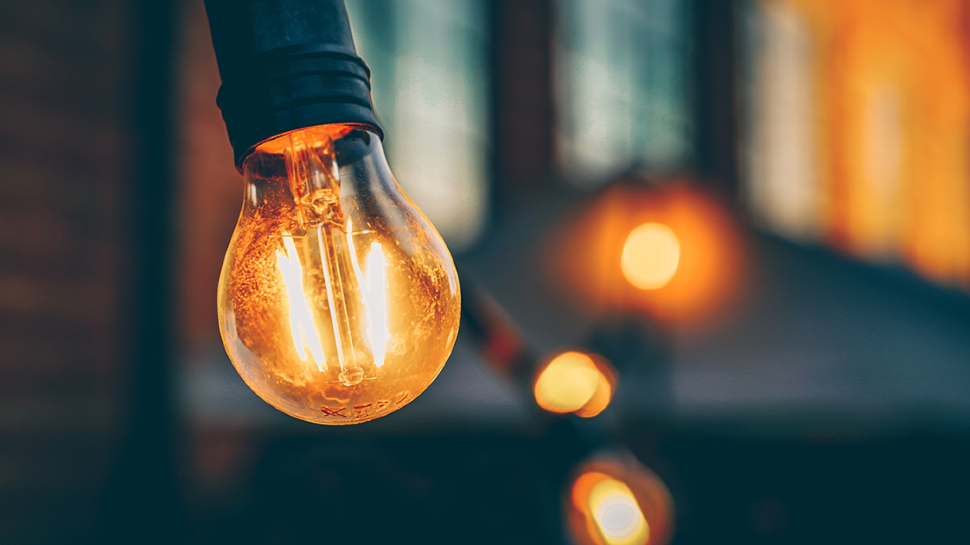 light bulb turned on