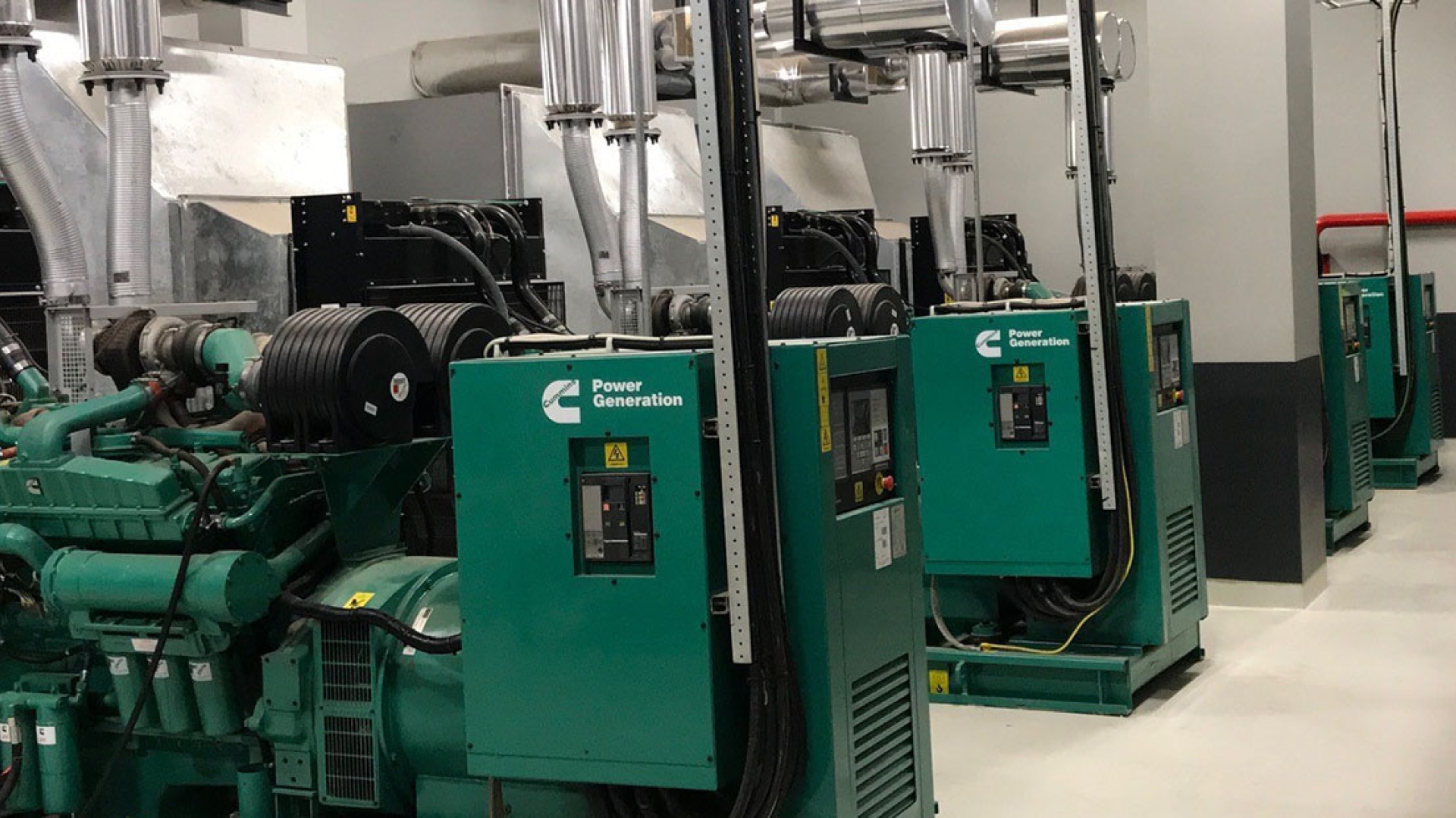The installation is in a purpose-built ground floor room 