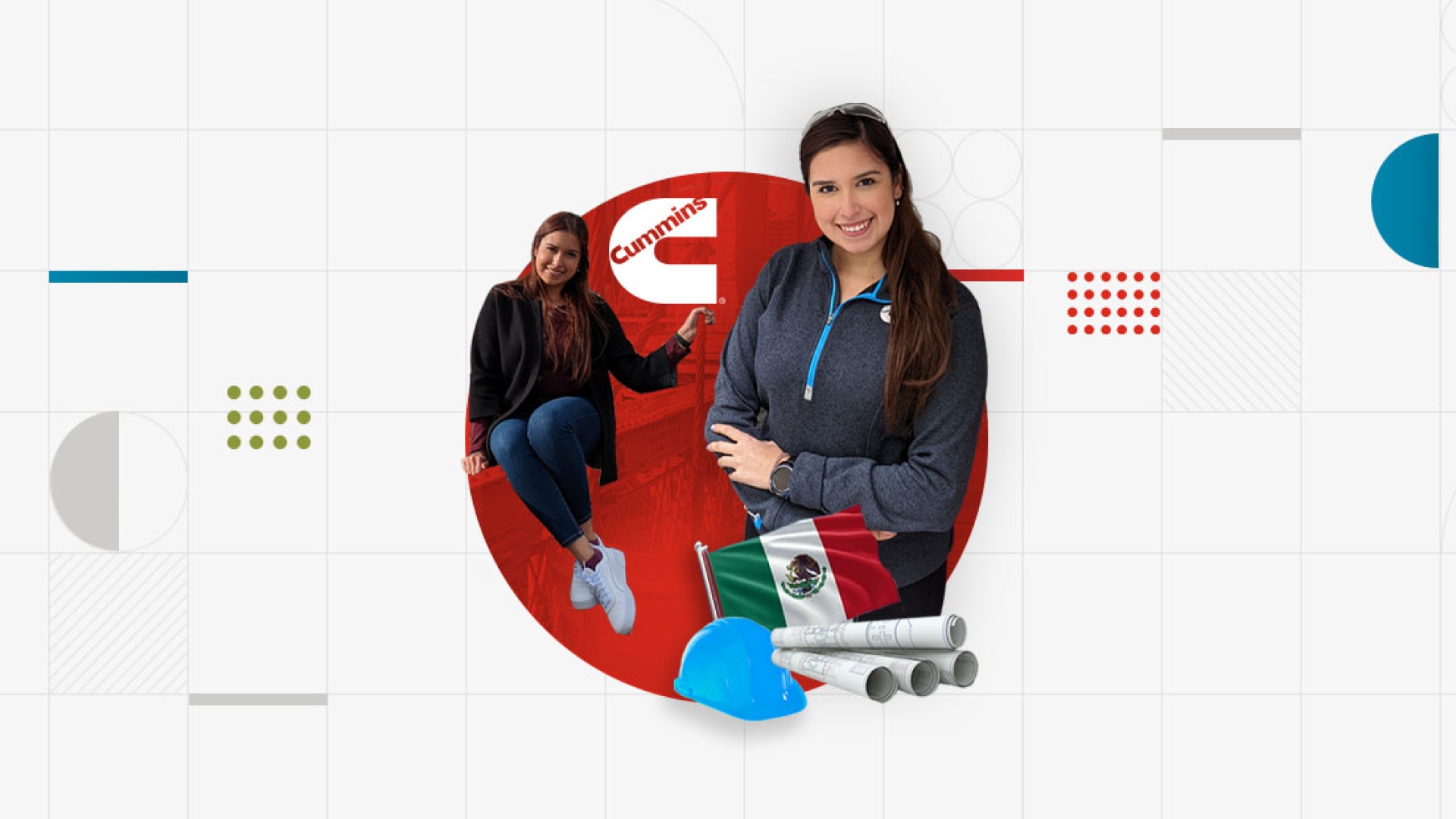 Employee standing with arms crossed
