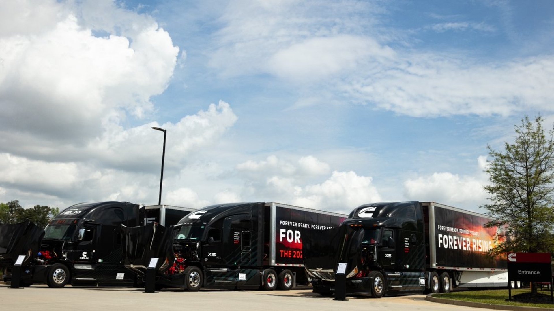 Cummins Atlanta with Forever Rising trucks